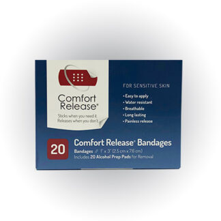 Comfort Release® 1"x3" Bandages (3-Pack, 60 Total)
