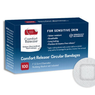 Comfort Release® 1" Circular Bandages (Box of 100)